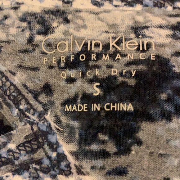 Calvin Klein tee shirt. Navy and white. - Picture 3 of 3